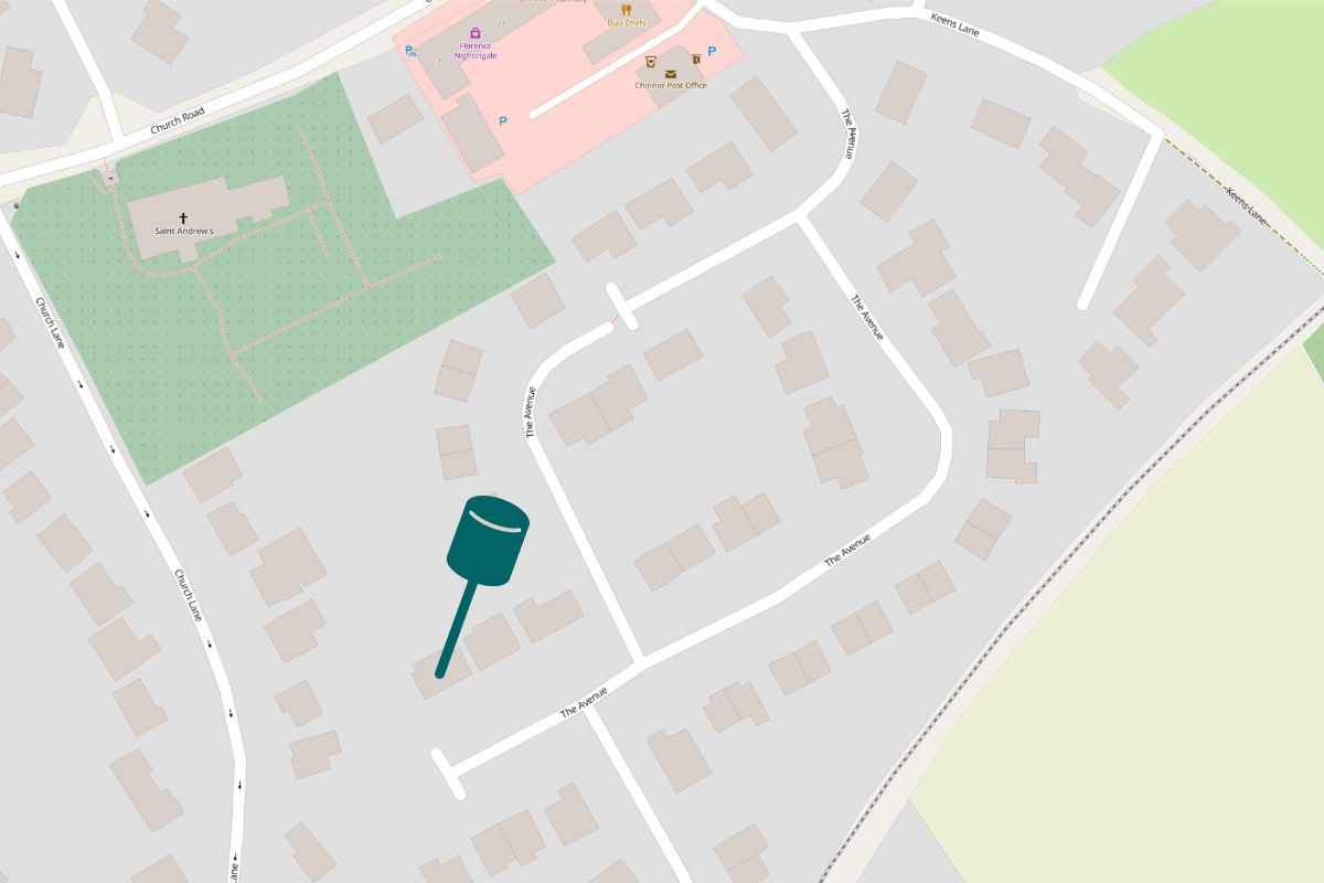 location map for David Gray Osteopath